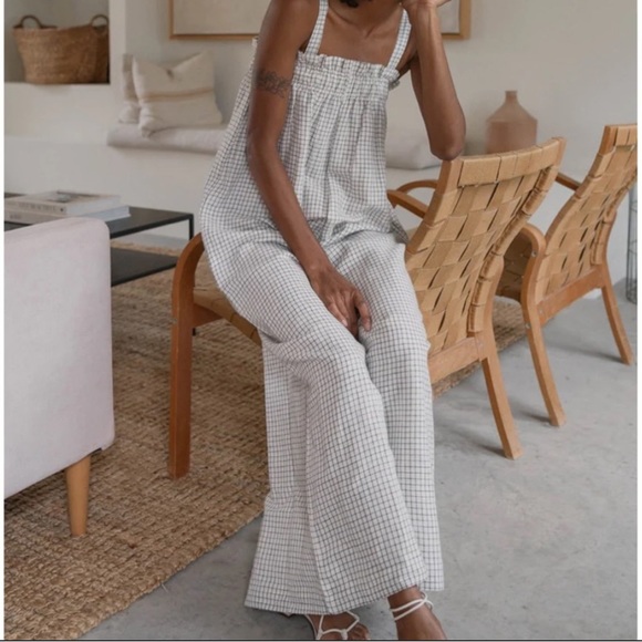 LAUDE the Label Laurel Jumper in natural checker - Picture 2 of 6